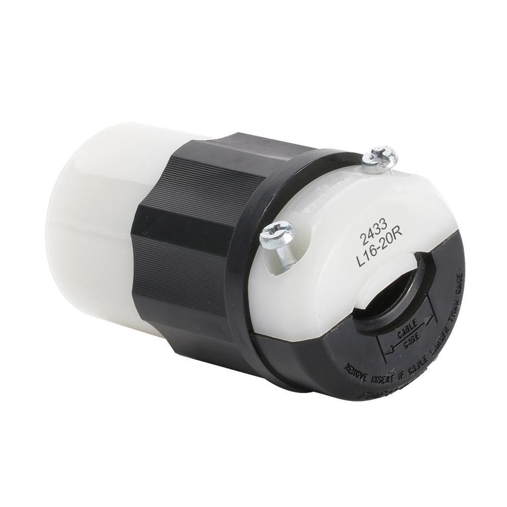 2433 LEV 20A/480V 3P4W LOCKING CONN L16-20R