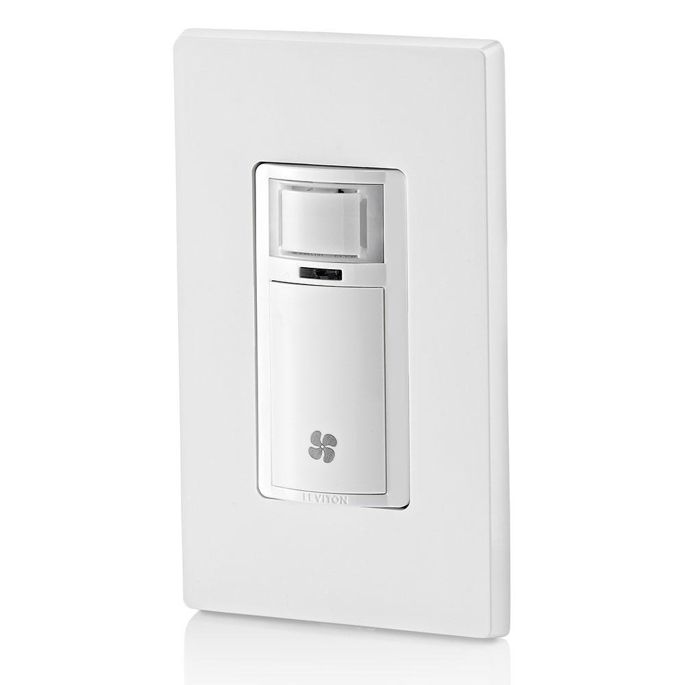 DHS05-1LW LEVITON WH HUMID SENSOR 5A120V 1/4HP FAN