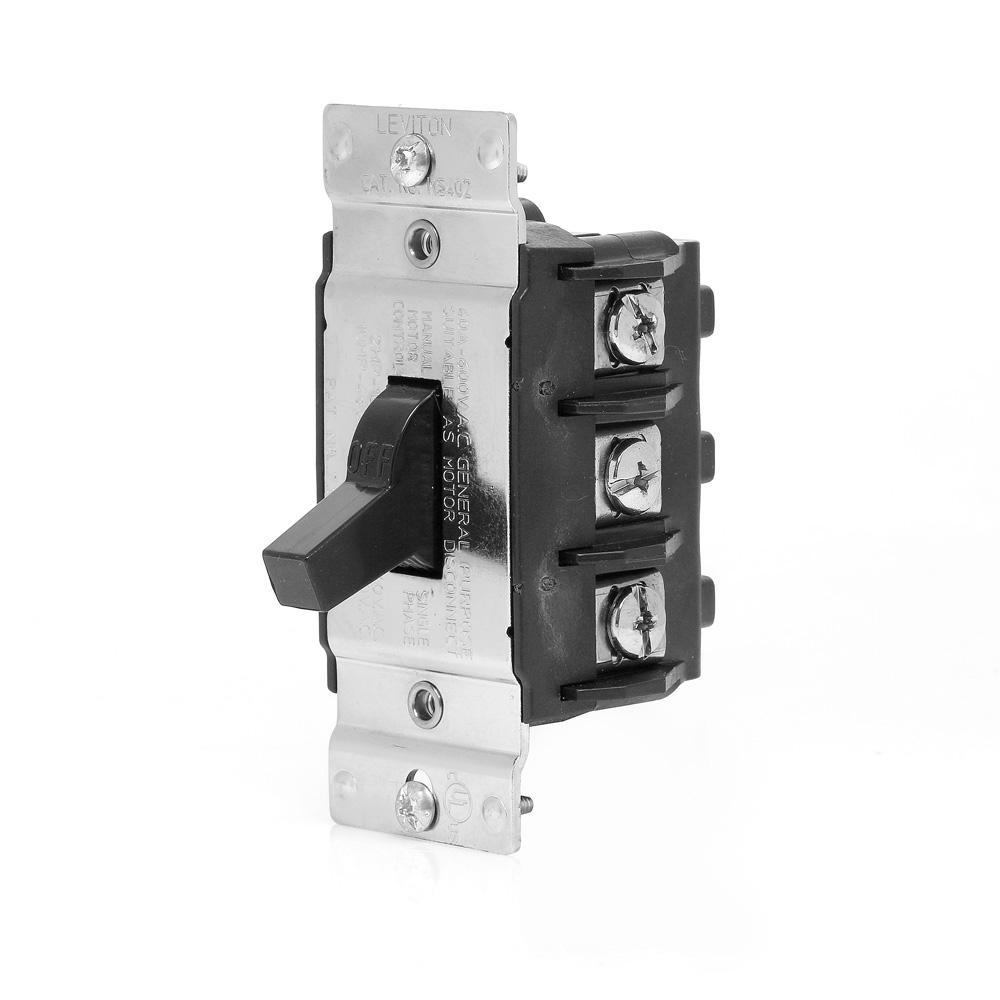 MS403-DS LEVITON 40A 3P MOTOR SW 07847737420
