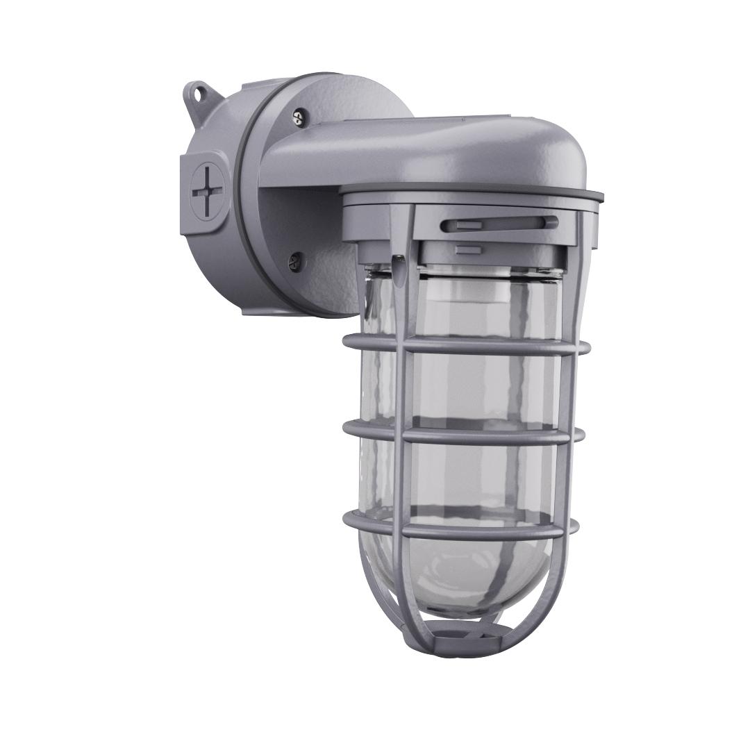 VW150IM12 LITHONIA CONTRACTOR SELECT - WALL MOUNT, GRAY FINISH, 150W MAX A19 OR A21 INCANDESCENT LAMP(CI# 137U77)