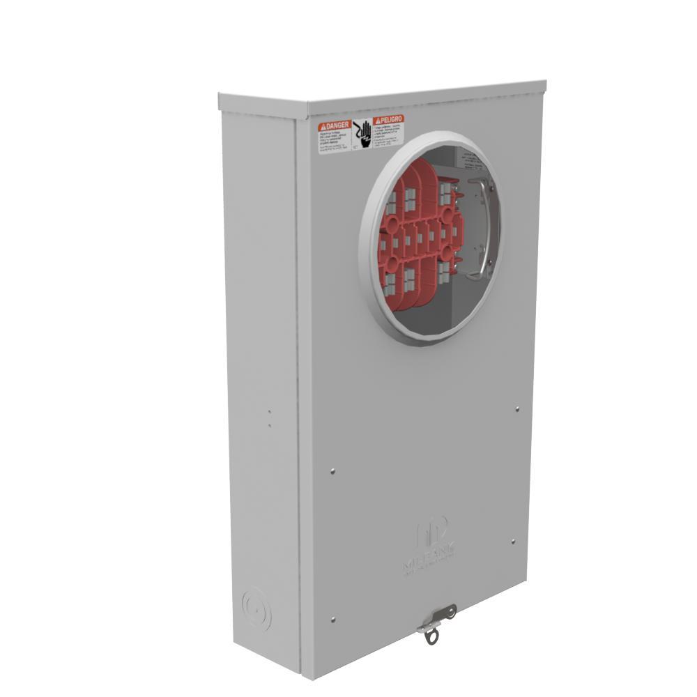 MILBANK CE-136-CECHA CT RATED METER SOCKET 6T PREWIRED WITH 6 POLE TEST SWITCH TS06-0205 EXELON APP