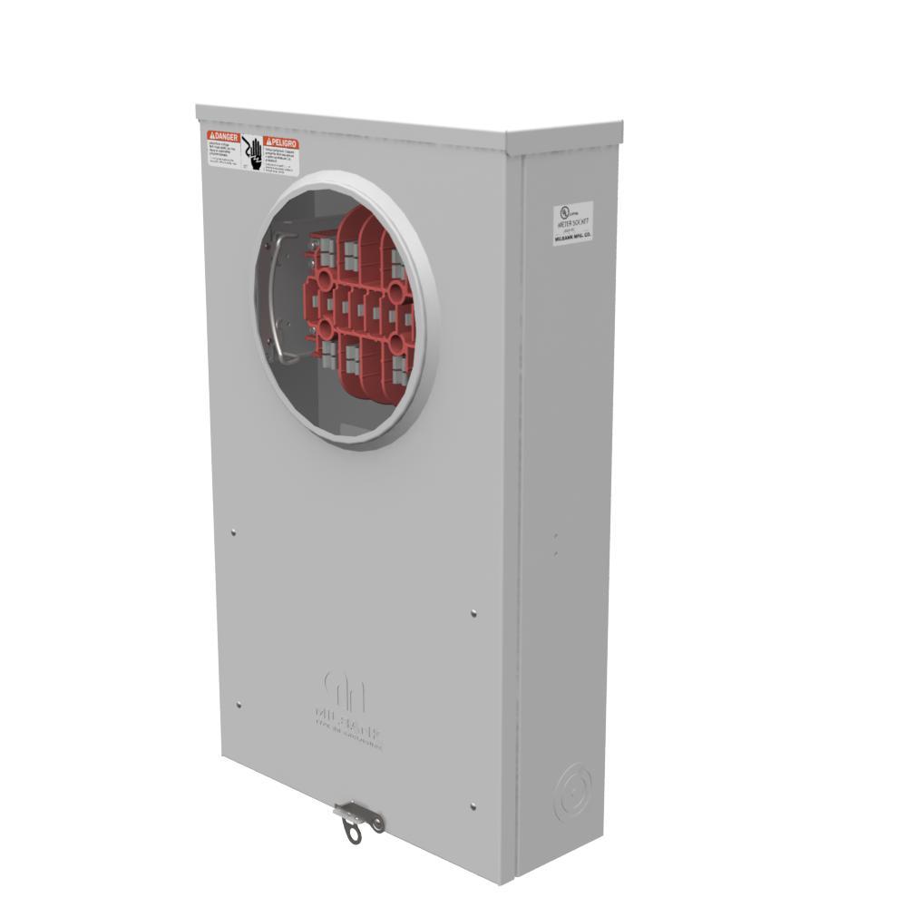 MILBANK CE-136-CECHA CT RATED METER SOCKET 6T PREWIRED WITH 6 POLE TEST SWITCH TS06-0205 EXELON APP