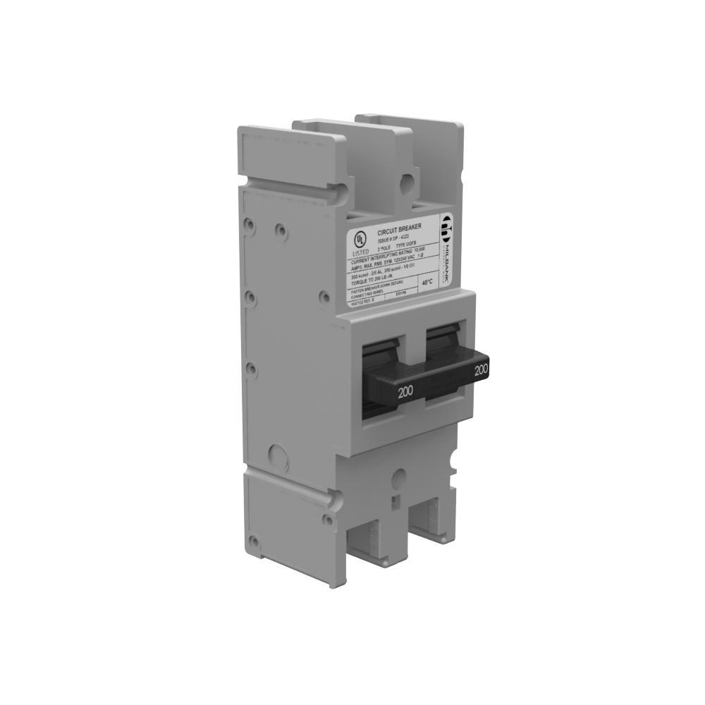 UQFB-A-200-X1 MILBANK 200A 4T RL 2P CTR WY 78457219361