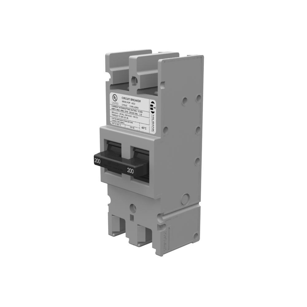 UQFB-A-200-X1 MILBANK 200A 4T RL 2P CTR WY 78457219361