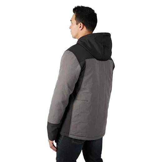205G-21XL MILWAUKE HEATED HOODED JACKET KIT GRAY XL