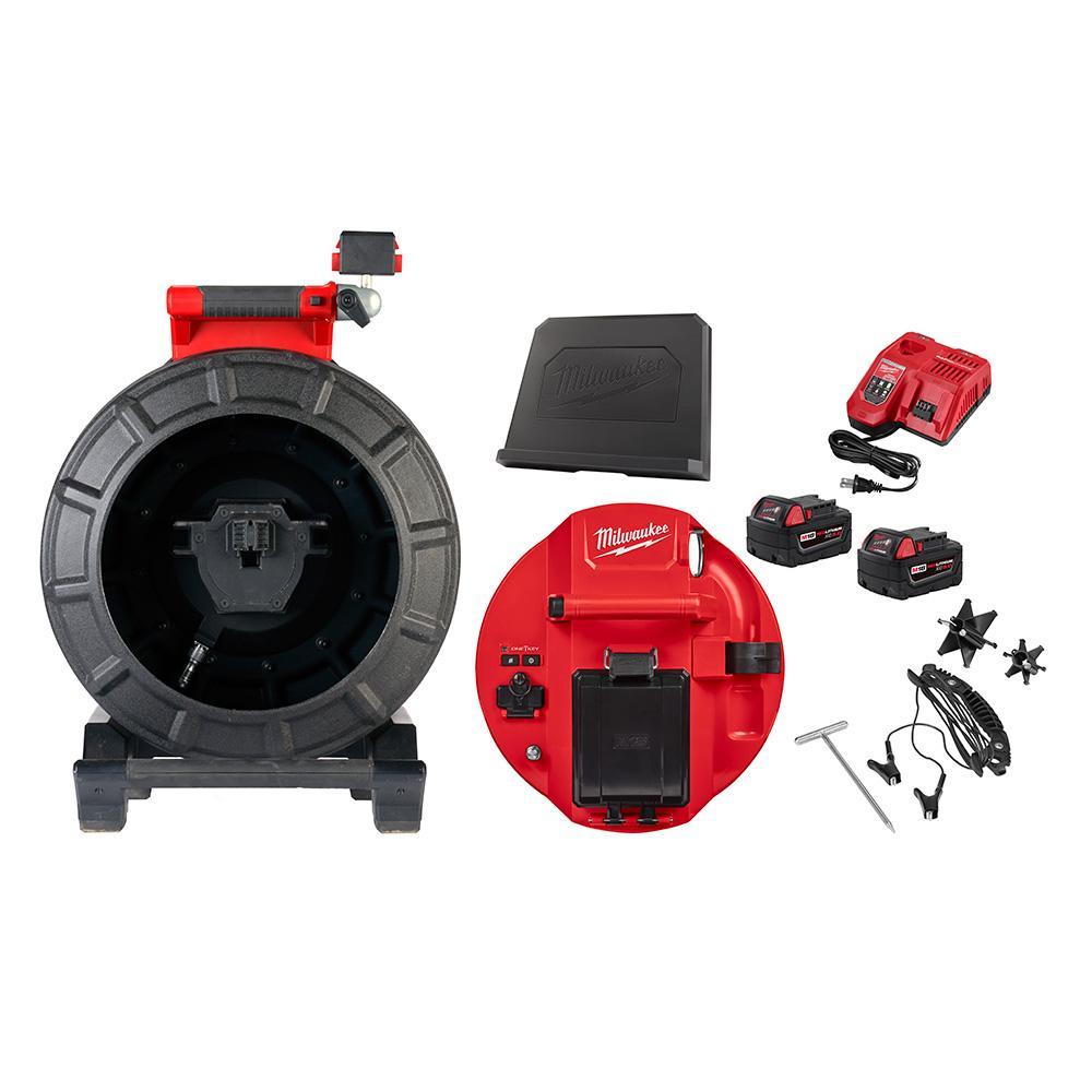 2973-22 MILWAUKE 200 FT PIPELINE INSPECTION REEL
