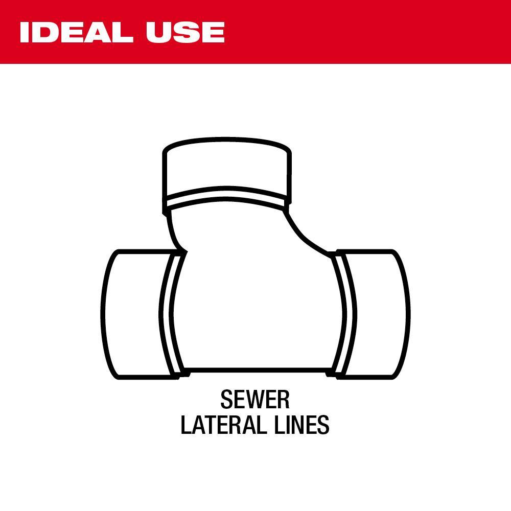 2973-20 MILWAUKE 200 FT PIPELINE INSPECTION REEL