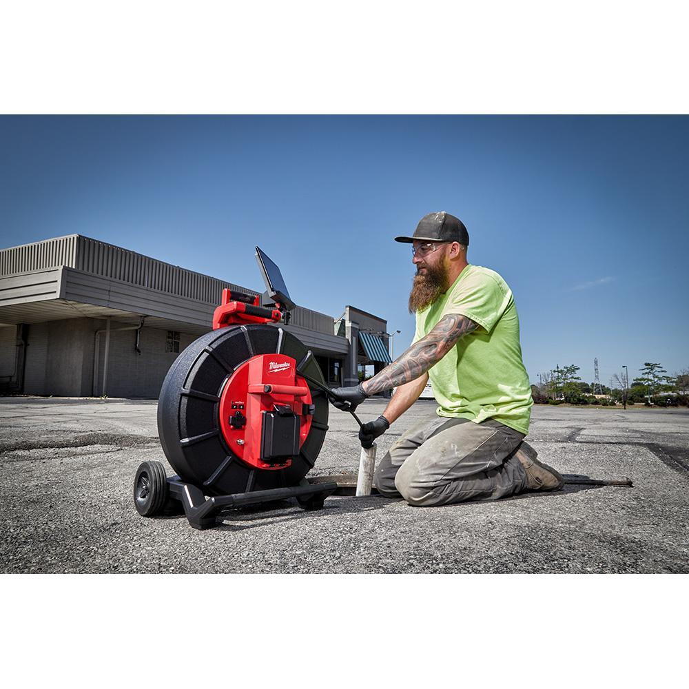 MILWAUKEE 2974-22 M18 200' PIPELINE INSPECTION SYSTEM INCLUDES 200' INSPECTION REEL 500GB CONTROL HU