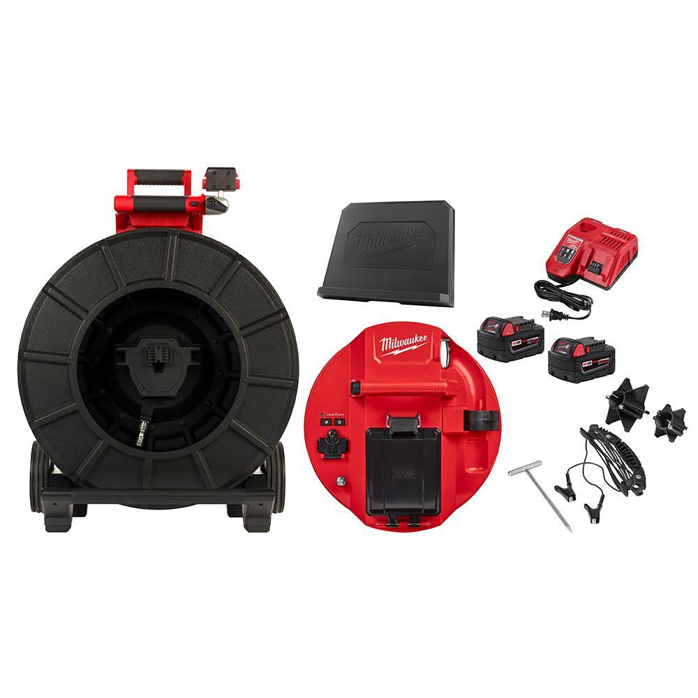 MILWAUKEE 2974-22 M18 200' PIPELINE INSPECTION SYSTEM INCLUDES 200' INSPECTION REEL 500GB CONTROL HU