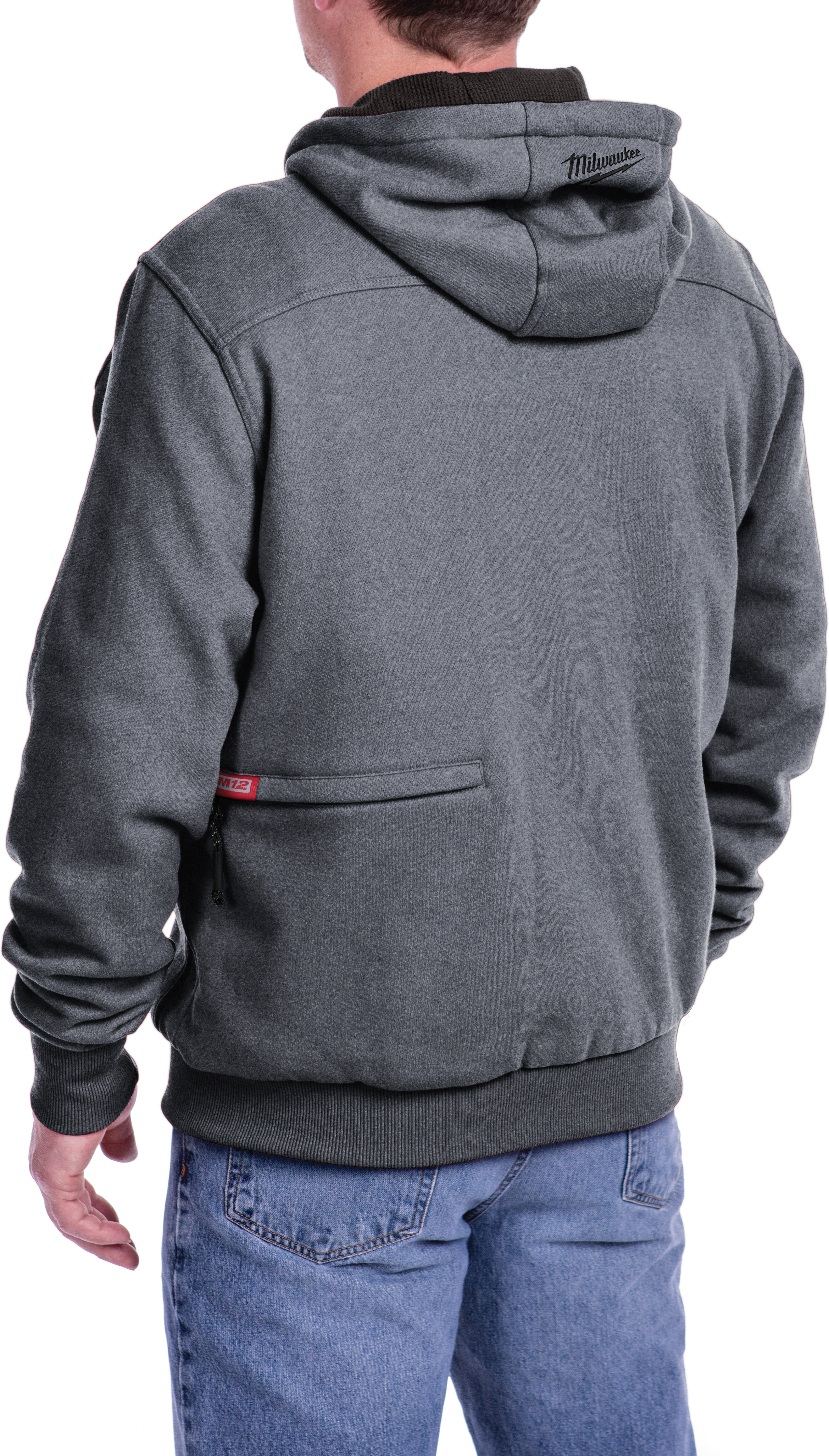 302G-20XL MILWAUKE M12 HEATED HOODIE ONLY XL (GRAY)