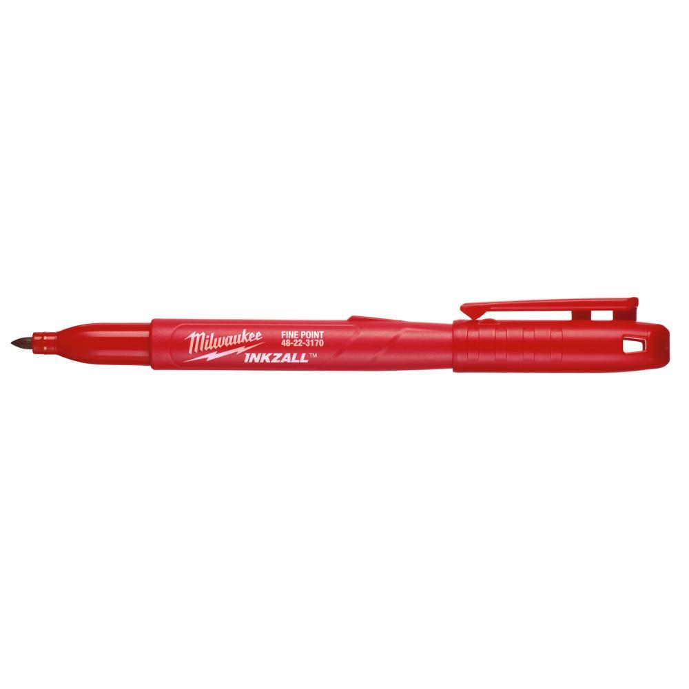 48-22-3170 MILWAUKE INKZALL RED FINE POINT MARKERS