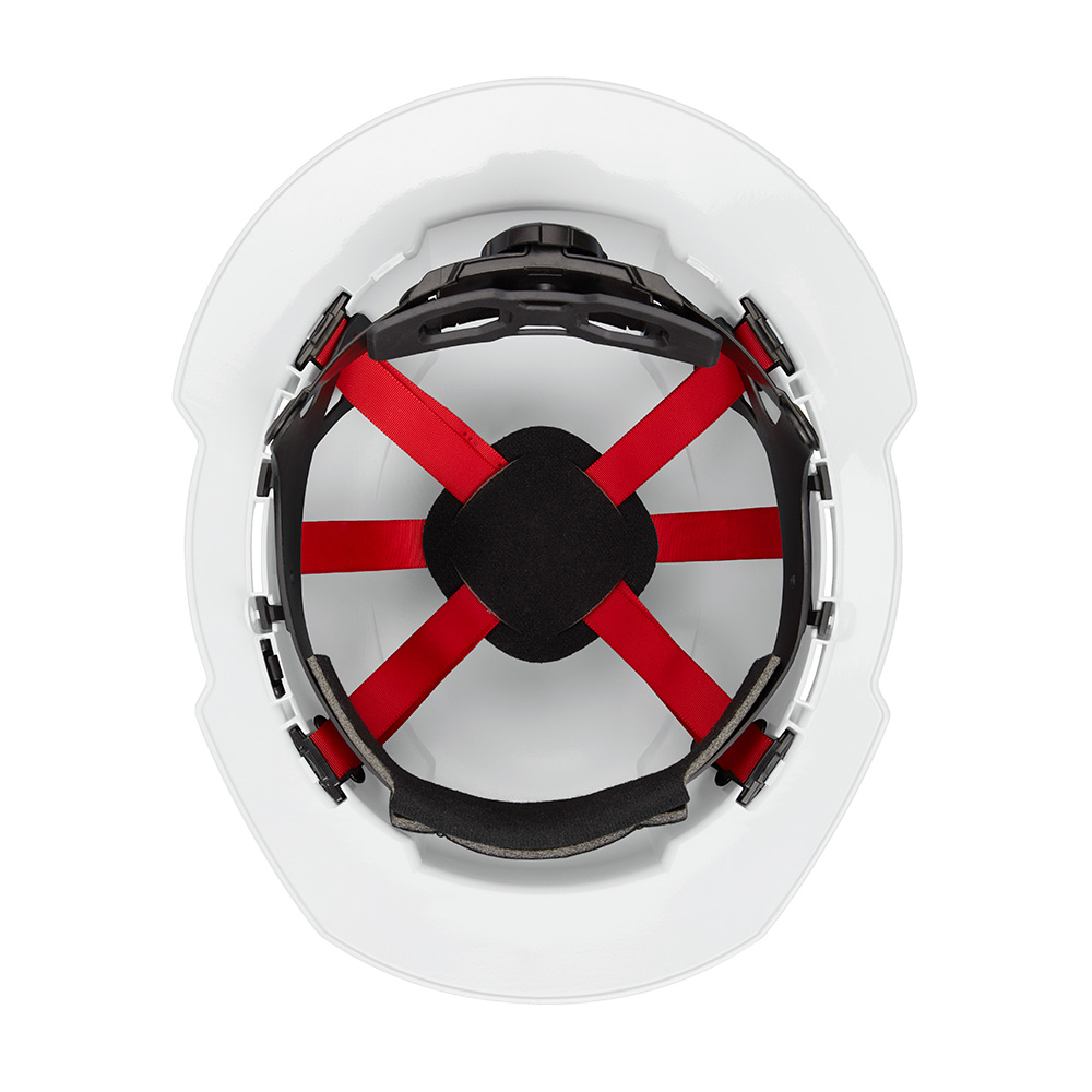 48-73-1121 MILWAUKE 6PT WHITE FL BRM HAT CL E