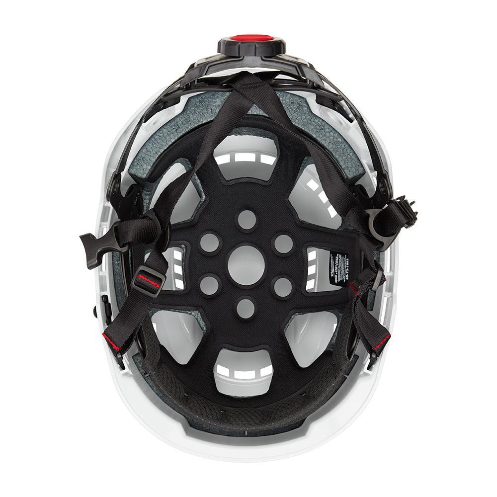 48-73-1300 MILWAUKE WHITE VENTED HELMET TYPE 2 CLASS C