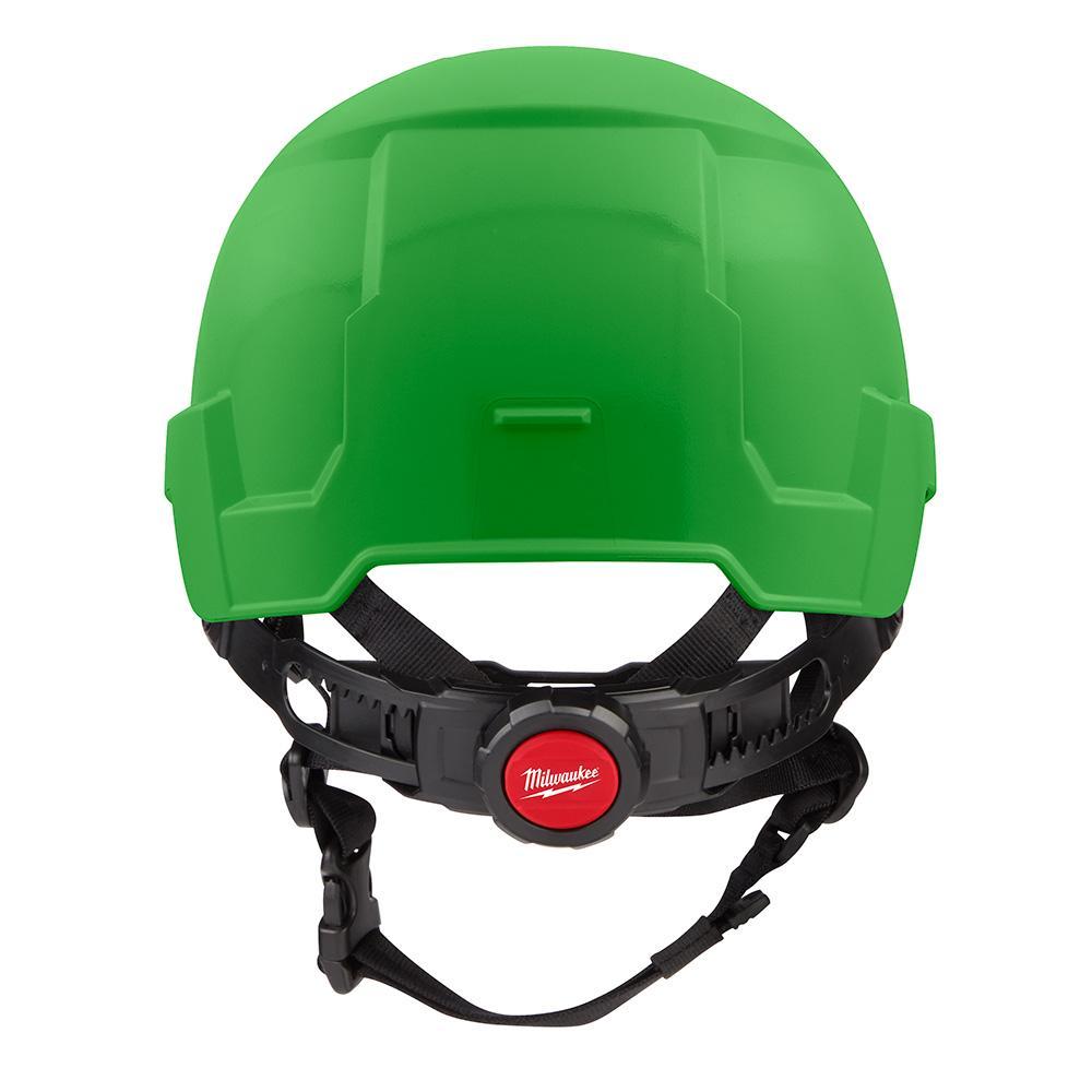 48-73-1327 MILWAUKE GRN FRNT BRM HELMET TYPE 2 CLASS E