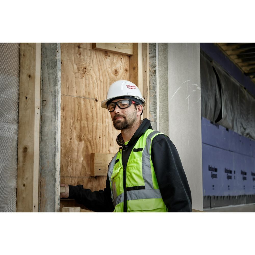 48-73-2040 MILWAUKE CLEAR HIGH PERFORMANCE SAFETY GLASSES WITH GASKET