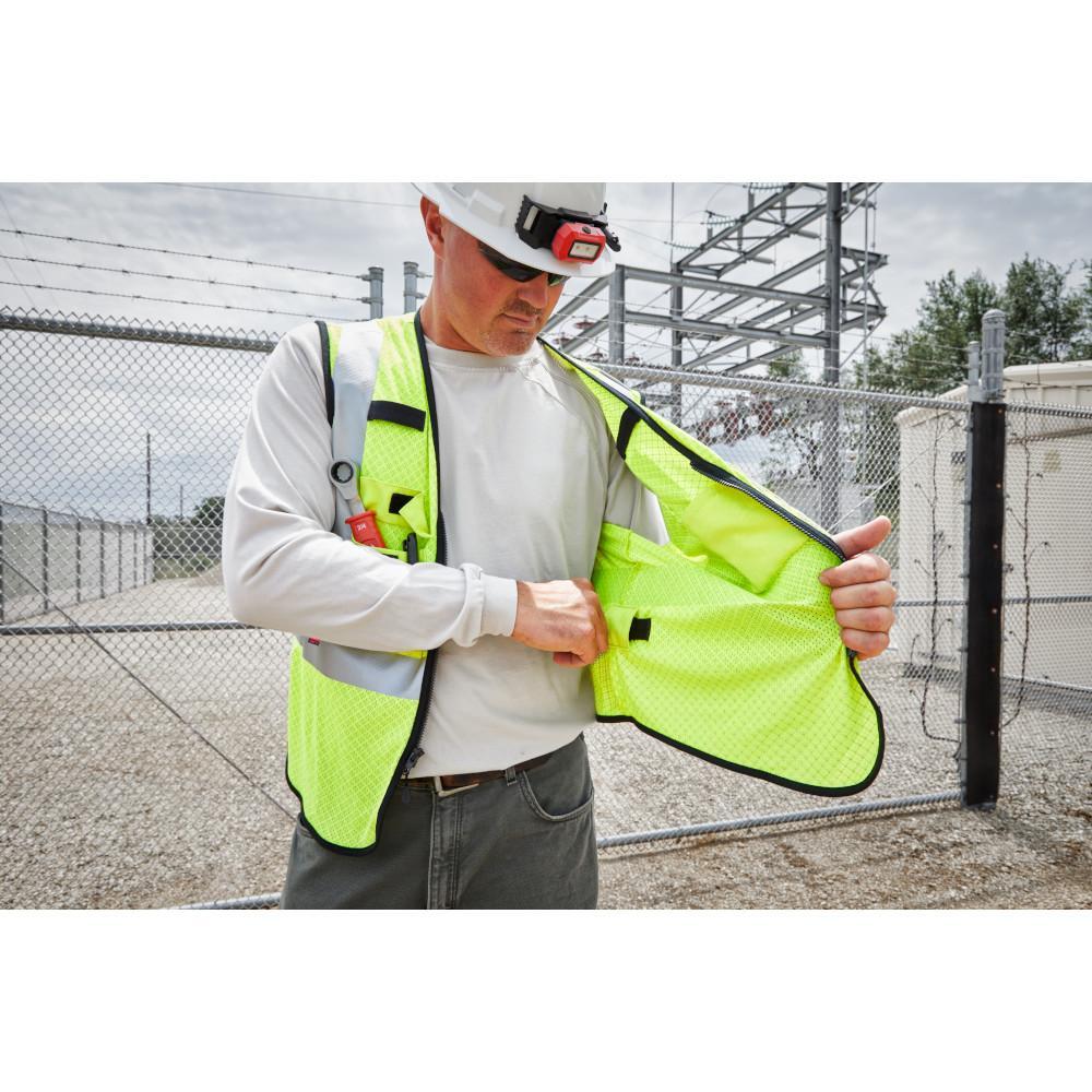 48-73-5202 MILWAUKE CAT 1 CL 2 AR MESH VEST - L/XL