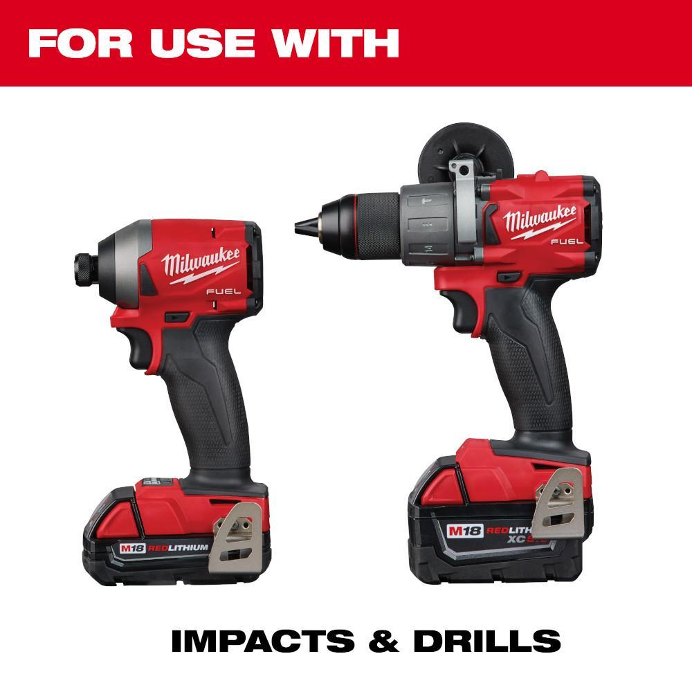 48-89-4644 MILWAUKE 4PC SHOCKWAVE RED HELIX
