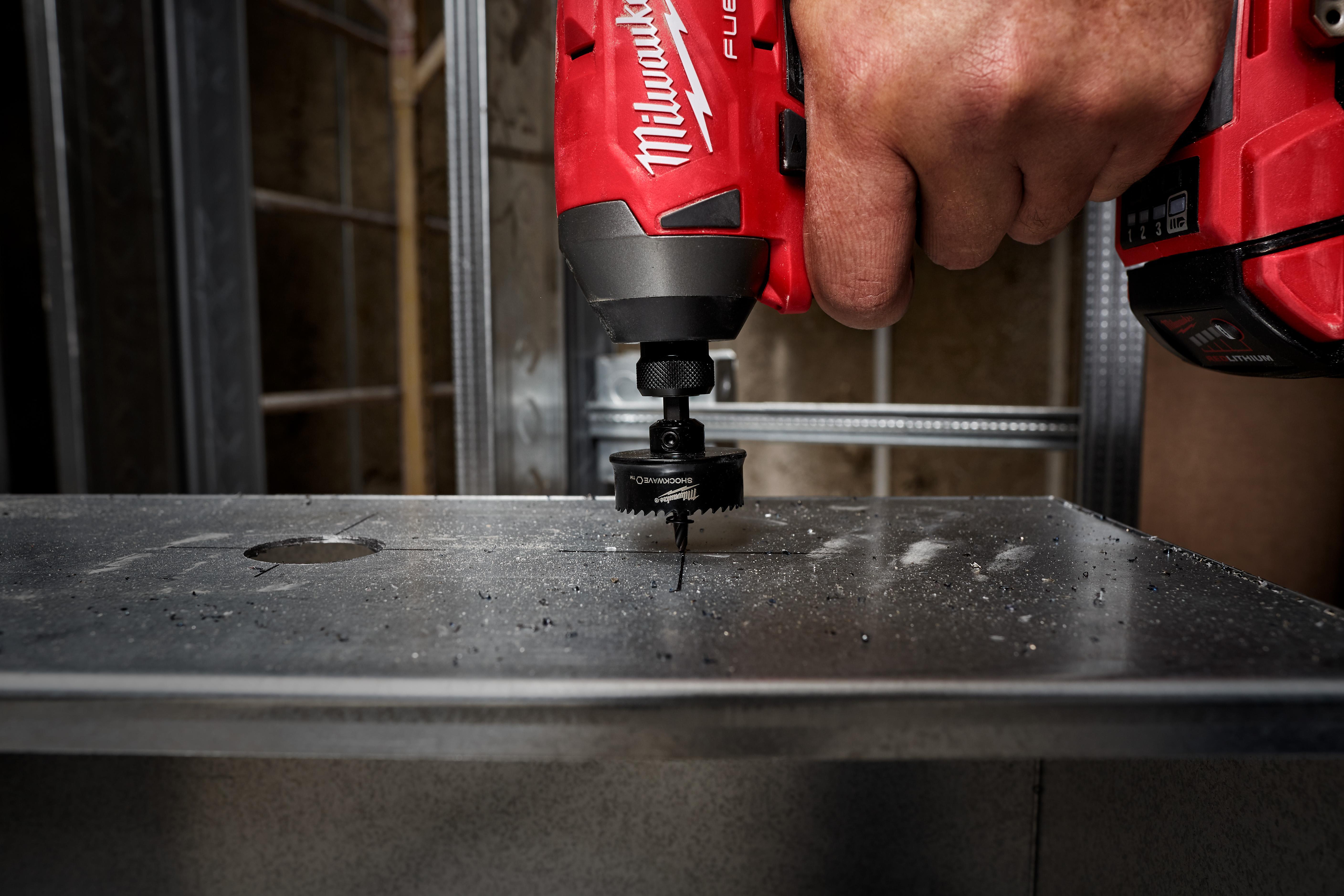 49-22-4800 MILWAUKE SHOCKWAVE 3PC KIT IMPACT HOLE SAW