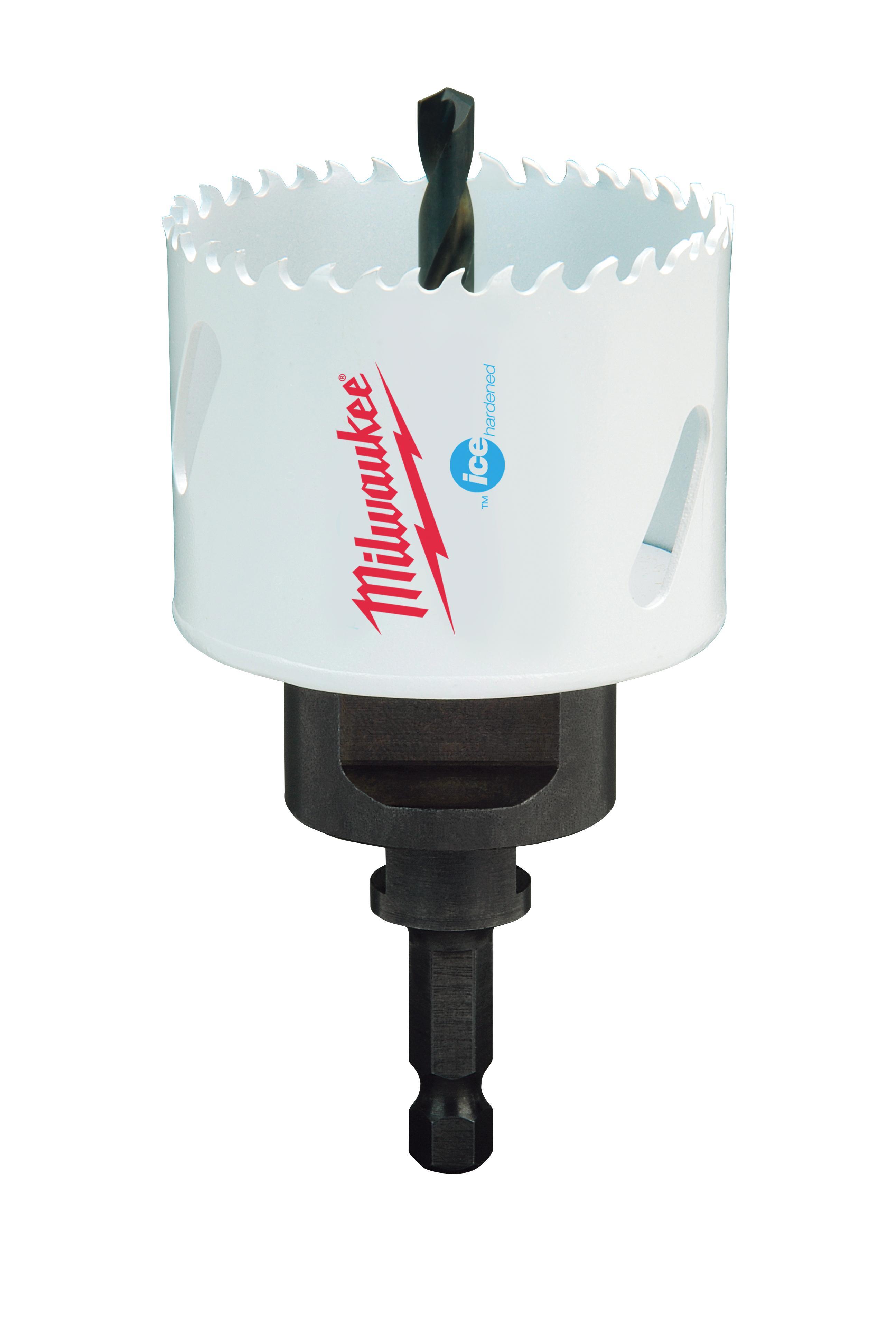 49-56-7250 MILWAUKE HOLE SAW LARGE ARBOR 3/8" Q/C, ERGO GRIP