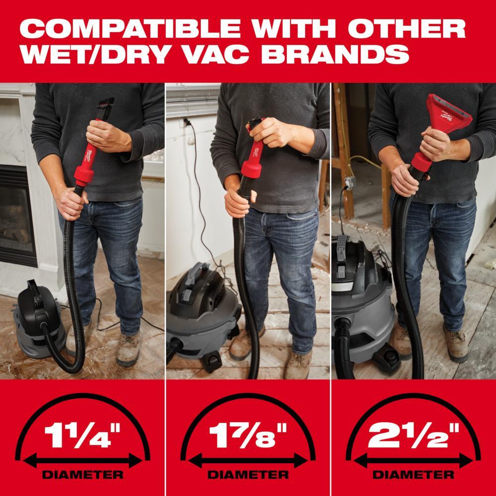 49-90-2019A MILWAUKE 3-PIECE AUTOMOTIVE VAC KIT