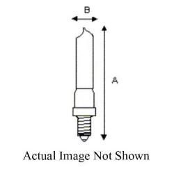 500Q/CL/MC-120V SYL 500W CLR QTZ.LP 58766 (EVR) W/Mini-can Base