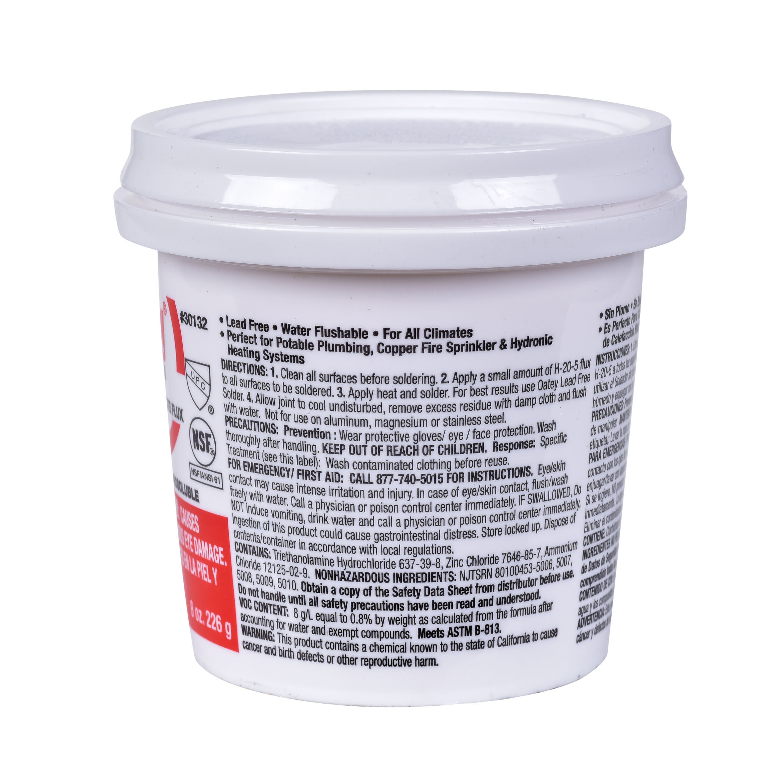 30132 OATEY H 20 5 WATER PASTE FLUX