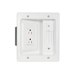 HT2102-WH-V1 P&S WHITE FLAT PANEL RECESSED WP 80442803253