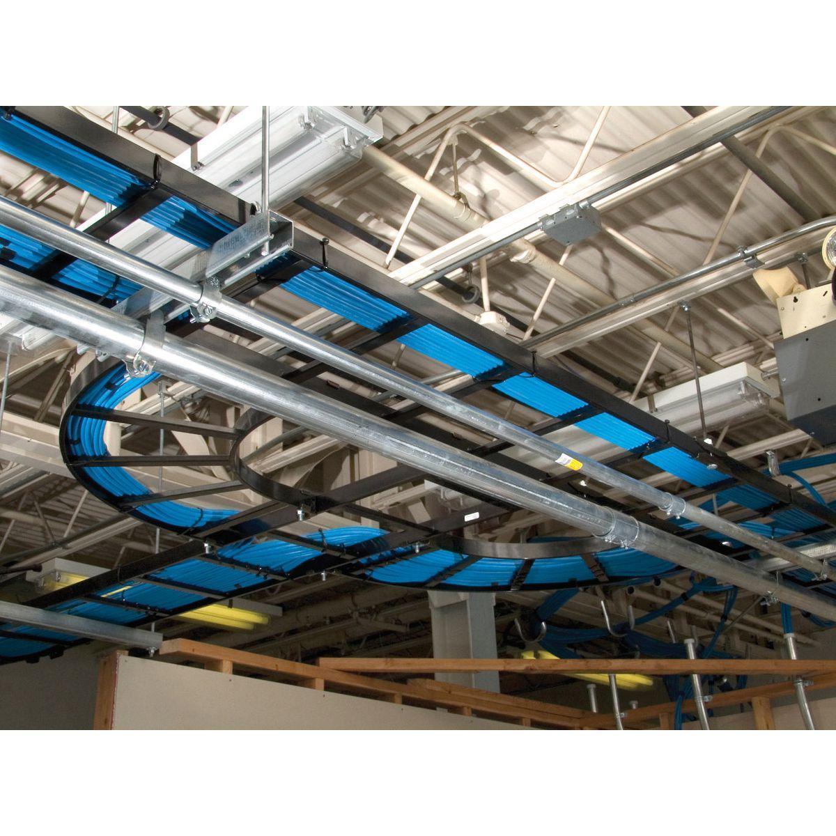 HLS0612B HUB CABLEMGT, LAD-RCK,6'LX12""W,BK