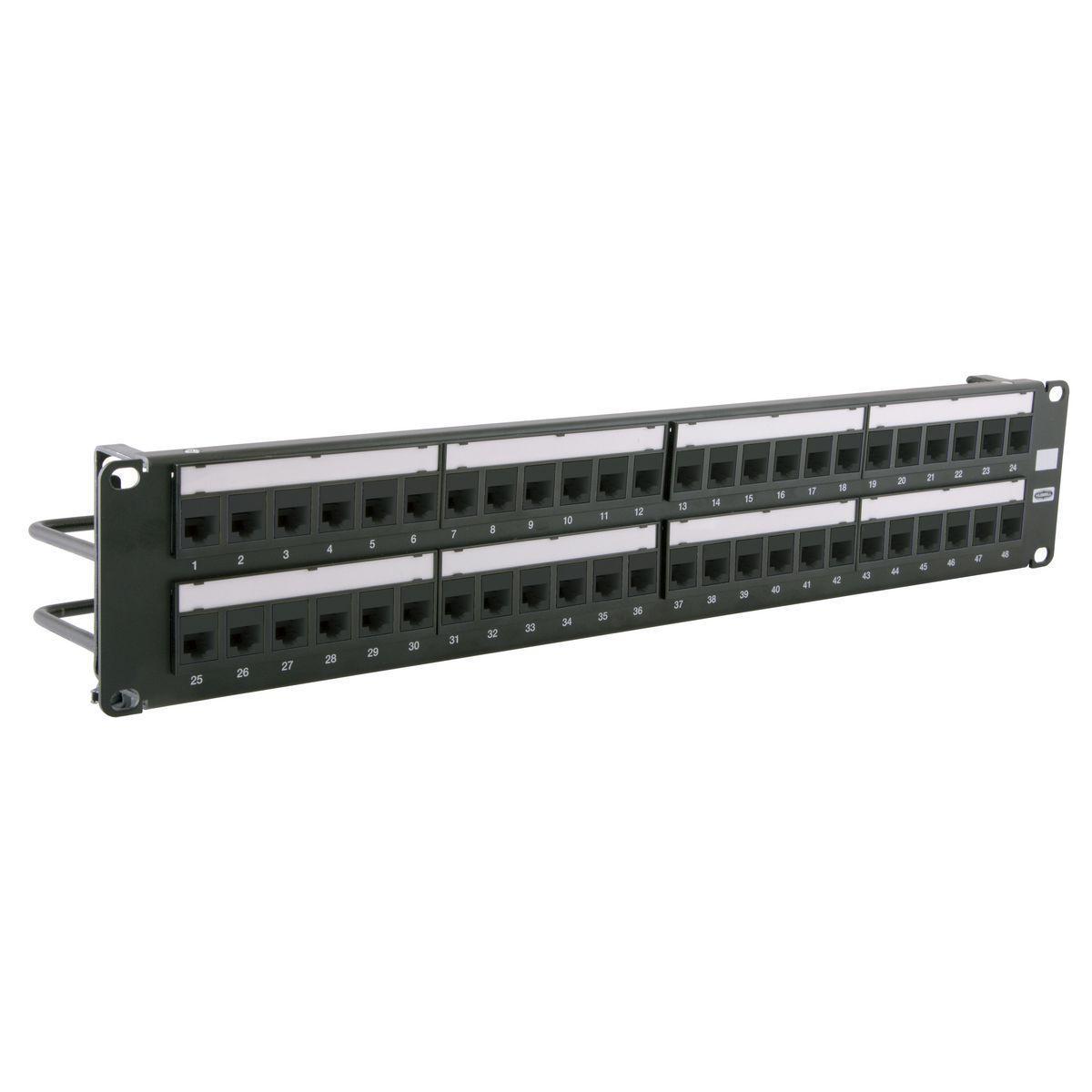 HPJ6A48 HUB 6A 48 PORT PATCH PANEL