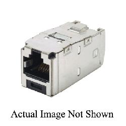 CJS6X88TGY-24 PAN MINI-COM MODULE CAT6A SHIELDED 8 POS