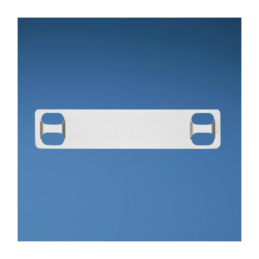 PANDUIT MMP350H-CAL MARKER PLATE ALUM 4 HOLE 3.5 X .75