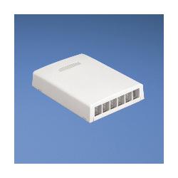 NK6BXIW-AY PAN NK 6-PORT SURFACE MOUNT BOX