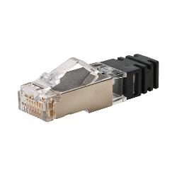 SPS688-C PAN 8 POSITION 8 WIRE MODULAR PLUG FOR USE WITH 24-26 AWG CAT6 SHIELDED COOPER CABLE 100PCS CONSISTS OF THE FOLLOWING PARTS: MTPSRBBL LPRTX6SSA-A MTTPPSSRC M10GCLB MTPCD1