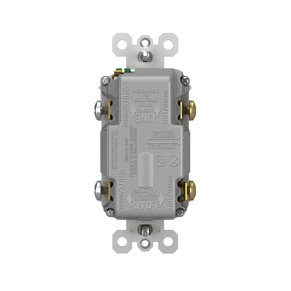 1597TRUSBAAGRY P&S SELF-TEST GFCI REC TR 15A W/ USB AA GRY