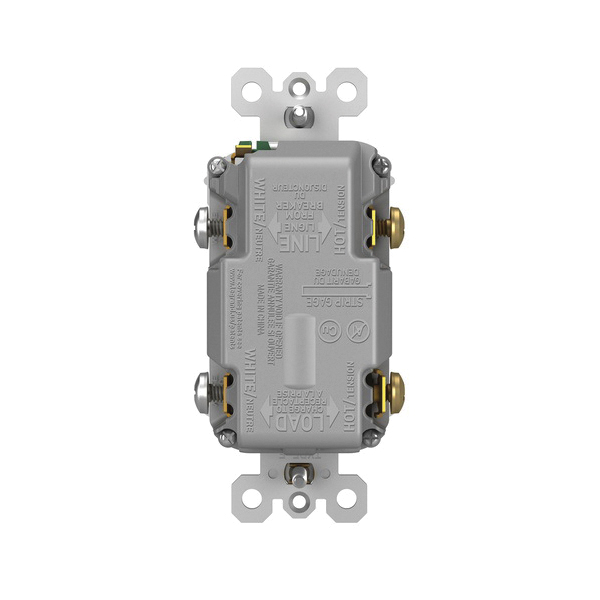 2097TRUSBAAGRY P&S SELF-TEST GFCI REC TR 20A W/ USB AA GRY..