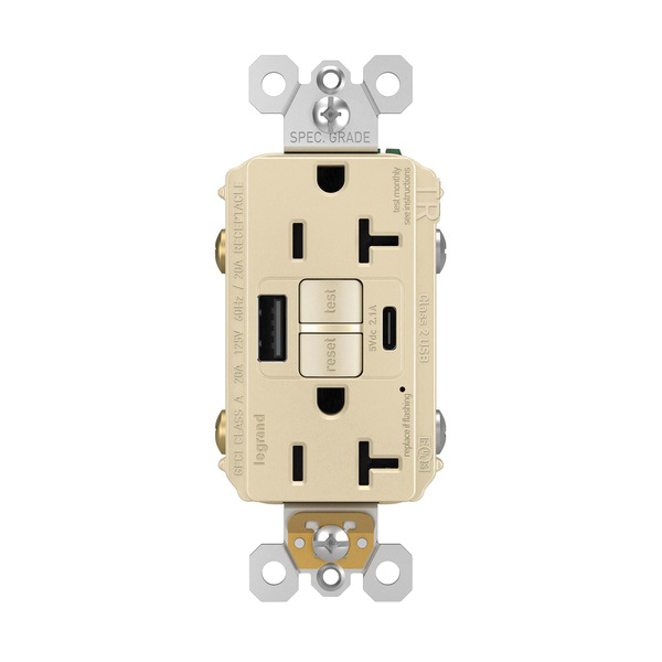 2097TRUSBACI P&S SELF-TEST GFCI RECEP TR 20A W/ USB AC I