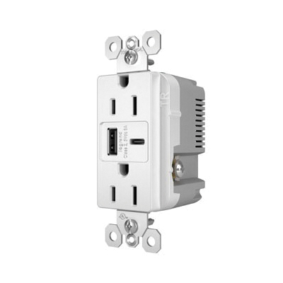 R26USBAC6W P&S RAD A/C FAST CHARG USB + DUP 15A W