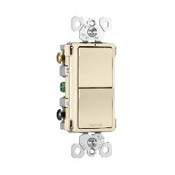 RCD33LA P&S RADIANT 2 SWITCH, 3WAY + 3WAY LA 78500705495
