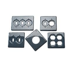 PLASTI-BOND WLGF FS/FD 1-GANG ALUM COVER