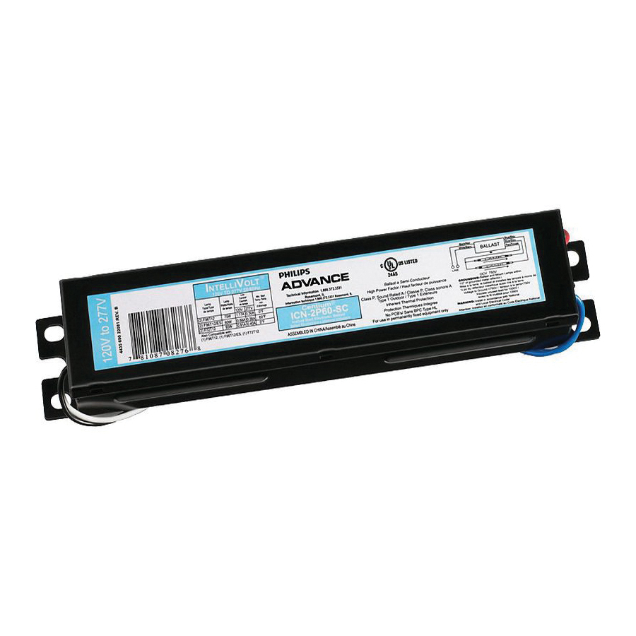 ICN2S110SC35M ADVANCE ELE BALLAST (2) F96T12/HO 120-277V..