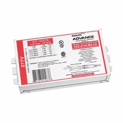 VEZ2Q26M2BS35M ADVANCE ELE DIM BALL (2) 26W CFL (4-PIN) 277V