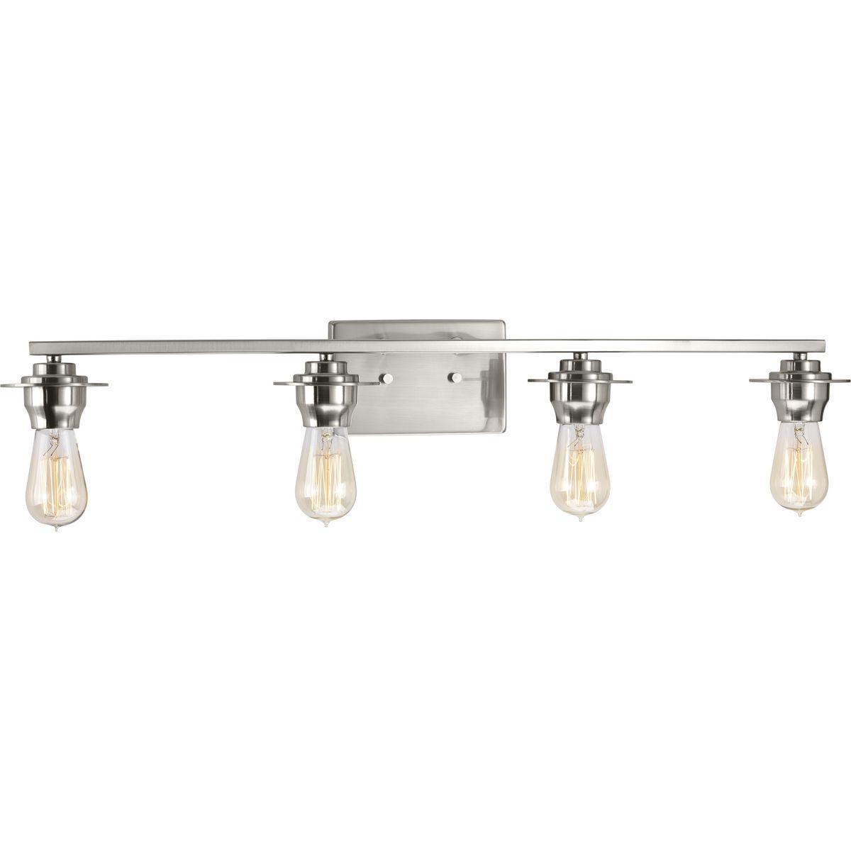 P300011-009 PROGRESS 4-100W MED BATH BRACKET GRAY