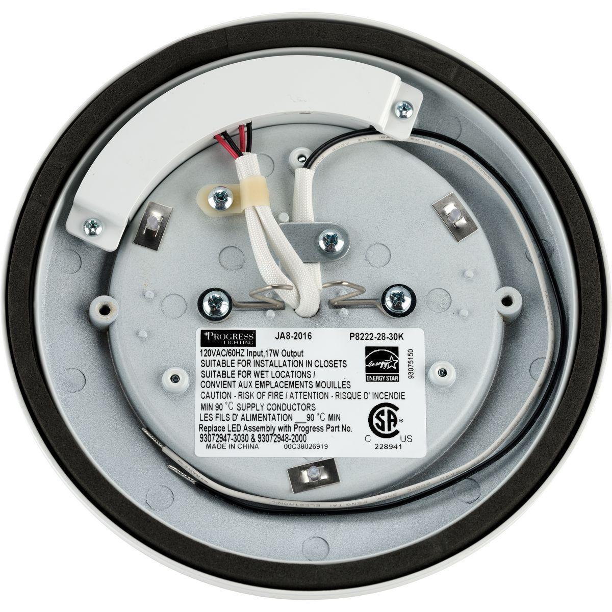 P8222-28-30K PROGRESS 7.25IN LED FLUSH MT T24