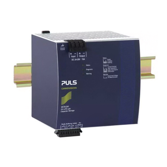 UC10.241 PULS BUFFER MODULE, EDLC SUPER CAPACITORS, 6KWS, 24-28VDC, 15A