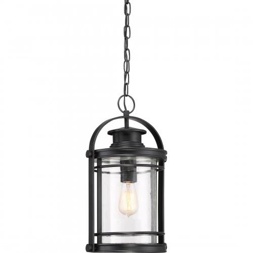 BKR1910K QUOIZEL BOOKER OUTDOOR LANTERN, 1-60W MED, MYSTIC BLACK FINISH