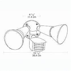 LU300W RAB WHT 300W SENSOR W/2-FLDS