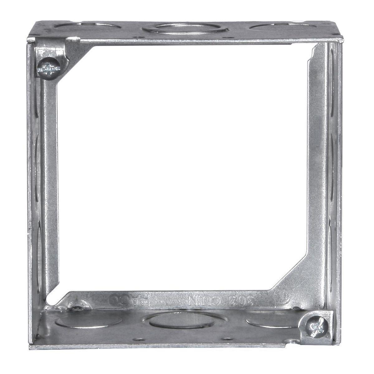 207 RACO 4SQ EXTENSION WELD 2-1/8 DEEP 1/2-3/4 KO