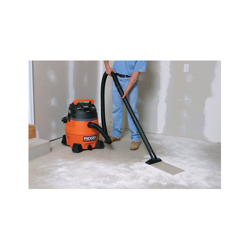 18718 RIDGE VACCUM CLEANER,RIDGID,HIGH PERFORMANCE WET OR DRY,14 GAL DRUM,PEAK HP: 6 HP 09569118718