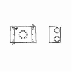 IH3-2-LM RED 1G RT BOX 3 3/4HUBS..