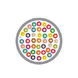 18-599-33 SEW 50 PR 24 GA UTP CAT3 CMR GY MSTR 1000' REEL